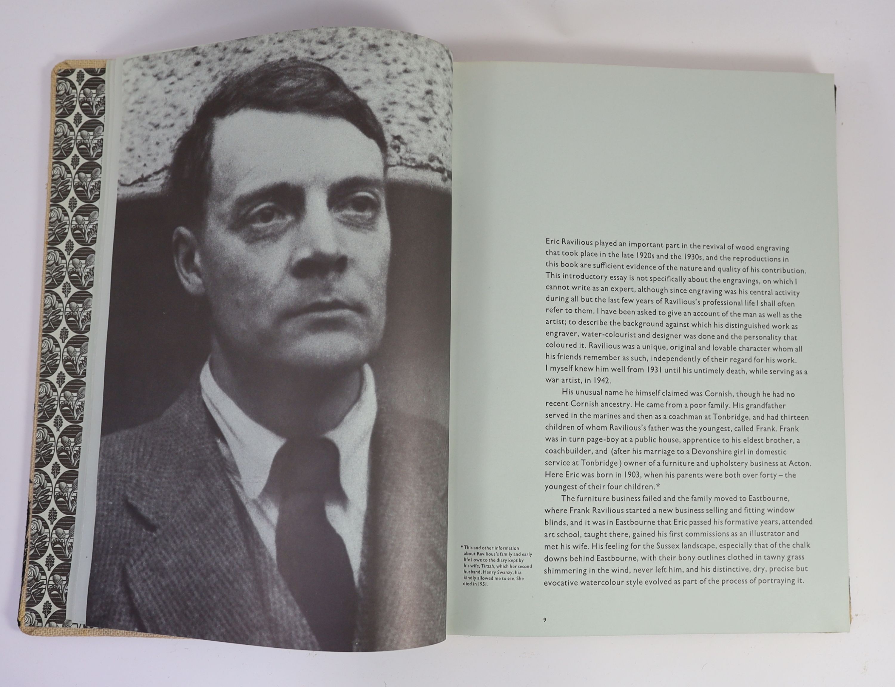 Ravilious, Eric [and] Richards, J. M. - The Wood Engravings of Eric Ravilious. Limited ed. One of 500. Complete with 113 plates most with numerous illustrations and 3 of which are folding. With folding index and limitati